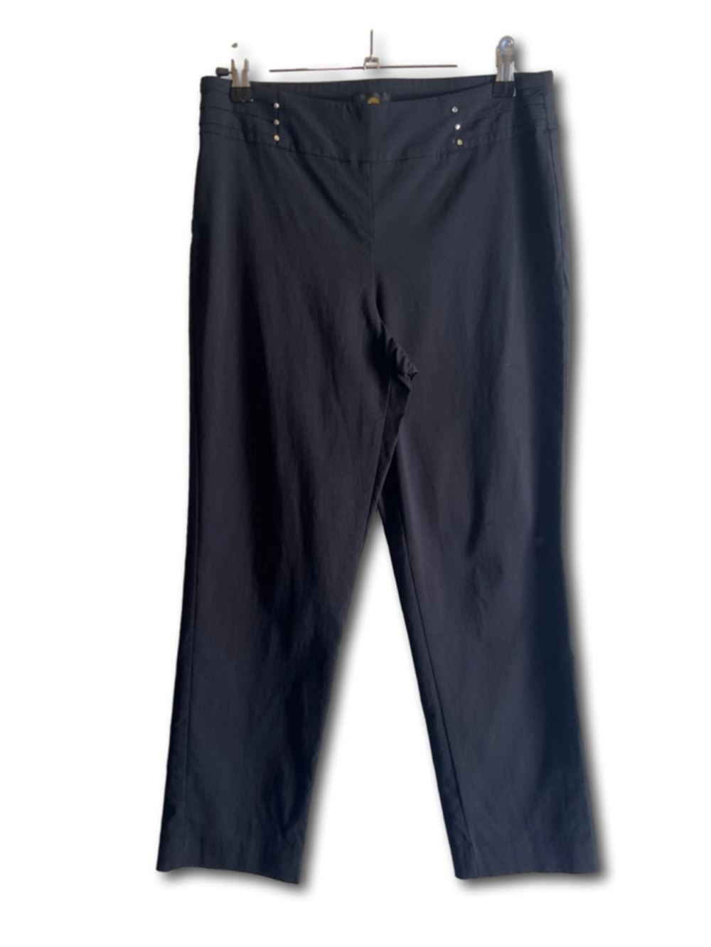 JM Collection Studded Dress Pants Black Women's size Medium Petite Short